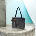 Beautiful Gray Leather Bag