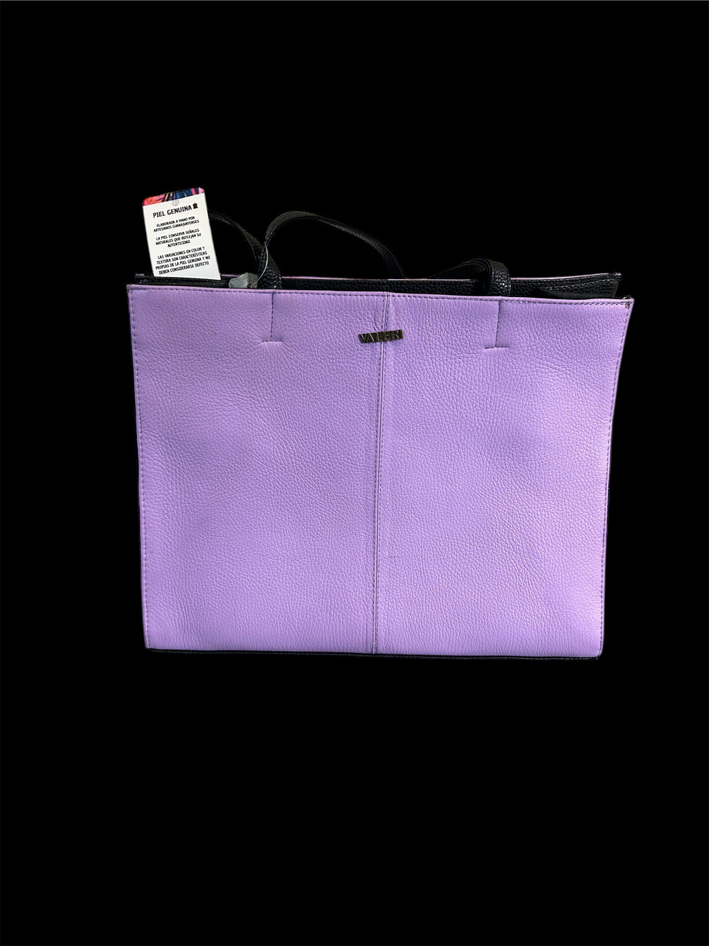 Beautiful Lilac Leather Hand Made Large Bag