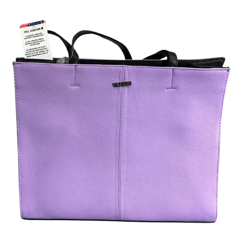 Beautiful Lilac Leather Hand Made Large Bag