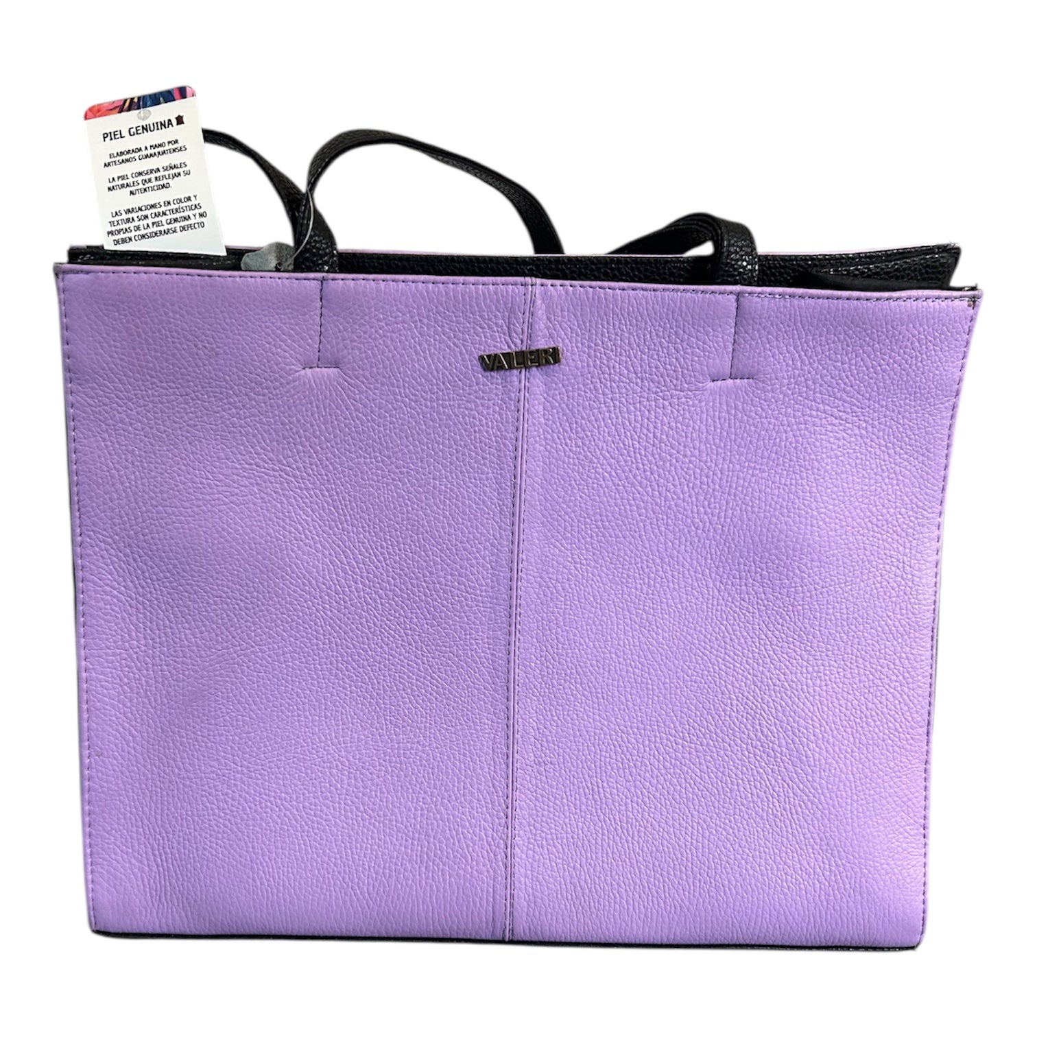 Beautiful Lilac Leather Hand Made Large Bag