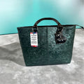 Beautiful Hand Made Green Leather Bag