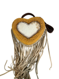 Beautiful Hand Made Western Leather Heart