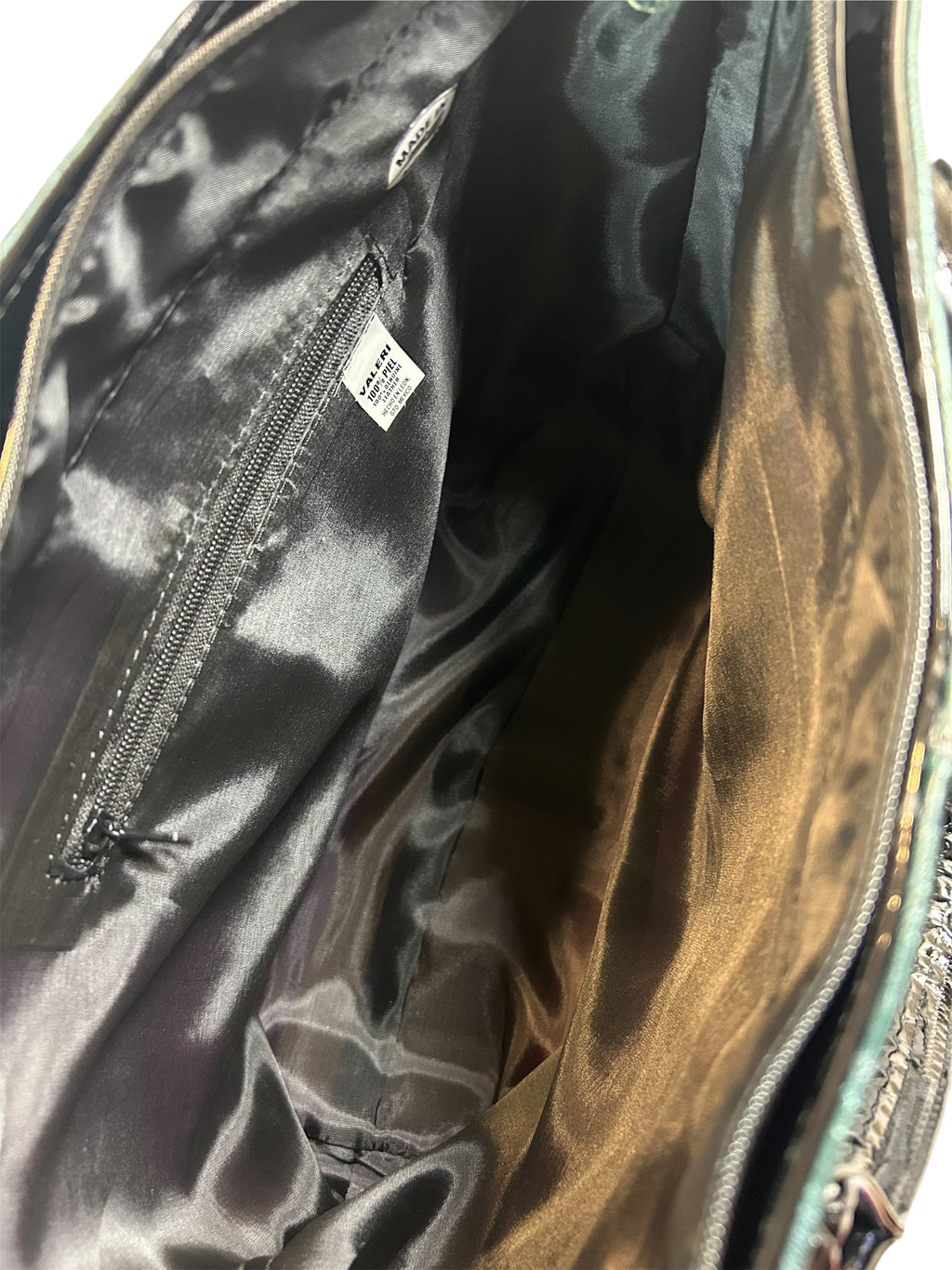 Beautiful Hand Made Green Leather Bag